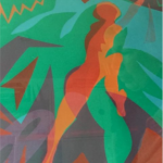 outline of warrior woman